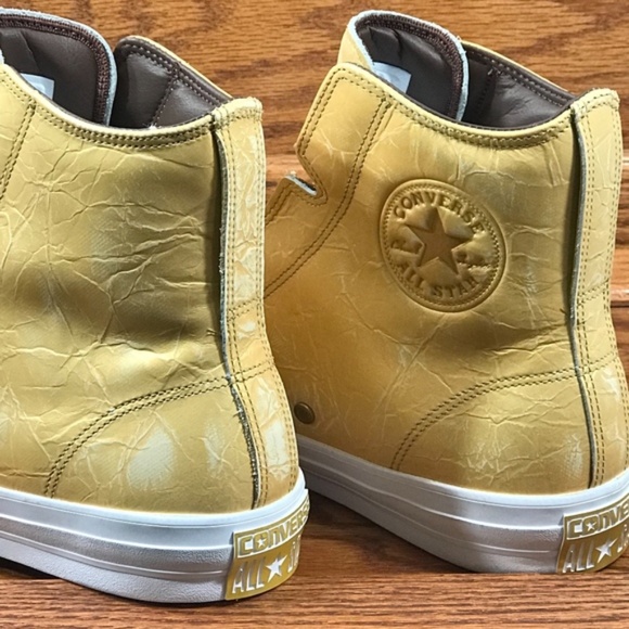 Converse CTAS Alpha‎ Hi Aged Gold White Shoes - Picture 5 of 8